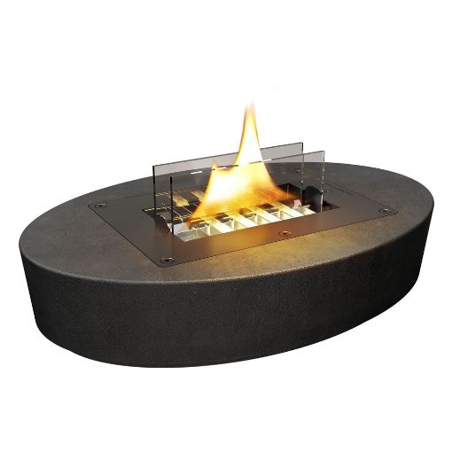 Εικόνα της Επιτραπέζια Εστία Φωτιάς Tenderflame Carnation 32x22x7cm 500ml Black TF-0609002