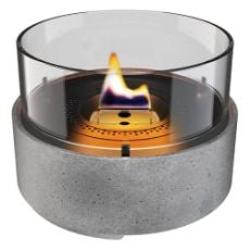 Εικόνα της Επιτραπέζια Εστία Φωτιάς Tenderflame Café 18 Lava 18.2x13.5cm 250ml Grey TF-0410010