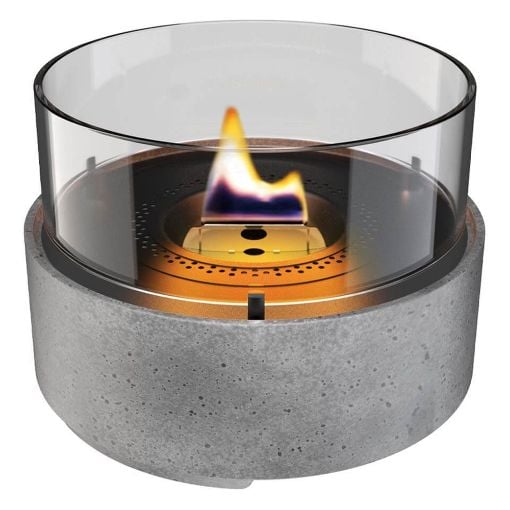 Εικόνα της Επιτραπέζια Εστία Φωτιάς Tenderflame Café 18 Lava 18.2x13.5cm 250ml Grey TF-0410010