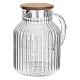 Εικόνα της Κανάτα Estia Allure Γυάλινη 1300ml με Ξύλινο Καπάκι 01-36782