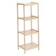 Εικόνα της Επιδαπέδια Ραφιέρα Μπάνιου Estia Bamboo Essentials με 4 Ράφια 35x30x100cm 02-37819