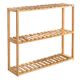 Εικόνα της Επιτοίχια Ραφιέρα Μπάνιου Estia Bamboo Essentials με 3 Ράφια 60x15x51cm 02-37826