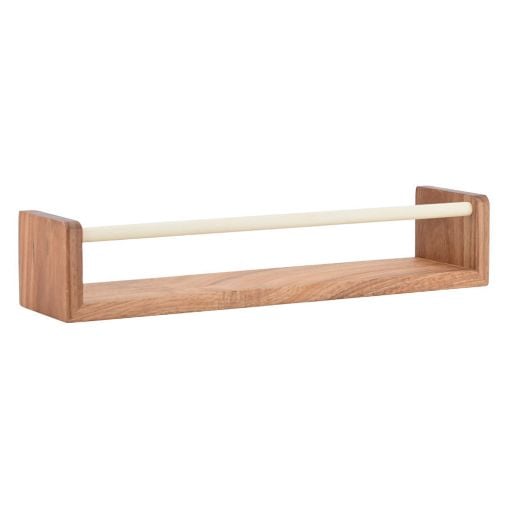 Εικόνα της Επιτοίχια Ραφιέρα Estia Allure Ξύλινη 41x10x7.3cm Μπεζ 02-34108