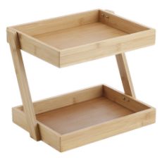 Εικόνα της Ραφιέρα Estia Bamboo Essentials με 2 Ράφια 31.5x22.5x26cm Μπεζ 01-37840