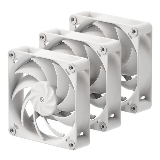 Εικόνα της Case Fan Havn H12 120mm White (3-Pack) HVN-FS-H1230-01-TRI