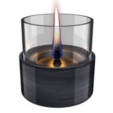Εικόνα της Επιτραπέζια Εστία Φωτιάς Tenderflame Aster 10 Reactive Glaze 9.8x9.7cm 200ml Black TF-600274