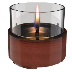 Εικόνα της Επιτραπέζια Εστία Φωτιάς Tenderflame Cafe 14 Reactive Glaze 14.2x13.5cm 250ml Amber TF-600279