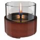 Εικόνα της Επιτραπέζια Εστία Φωτιάς Tenderflame Cafe 14 Reactive Glaze 14.2x13.5cm 250ml Amber TF-600279