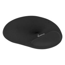 Εικόνα της Ergonomic Mouse Pad MediaRange with Wrist Support Μαύρο MROS250