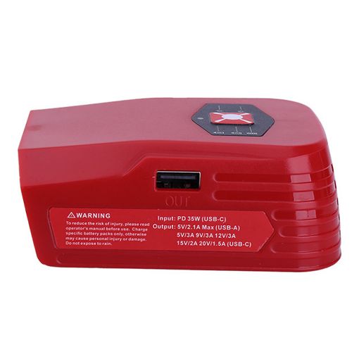 Εικόνα της Battery USB Adapter WS Xtreme Power για Milwaukee Μ18