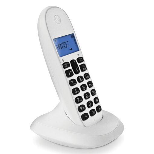 Εικόνα της Ασύρματο Τηλέφωνο Motorola C1001CB GR White