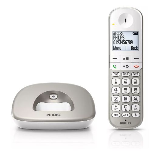 Εικόνα της Ασύρματο Τηλέφωνο Philips GR White XL4901S/GRS