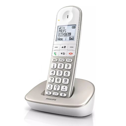 Εικόνα της Ασύρματο Τηλέφωνο Philips GR White XL4901S/GRS