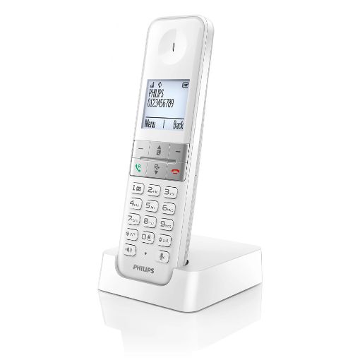 Εικόνα της Ασύρματο Τηλέφωνο Philips GR White D4701W/GRS