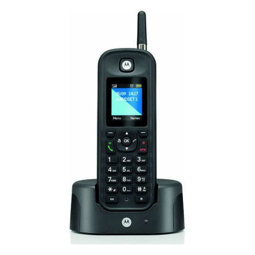 Εικόνα της Ασύρματο Τηλέφωνο Motorola O-201 Αδιάβροχο GR Black