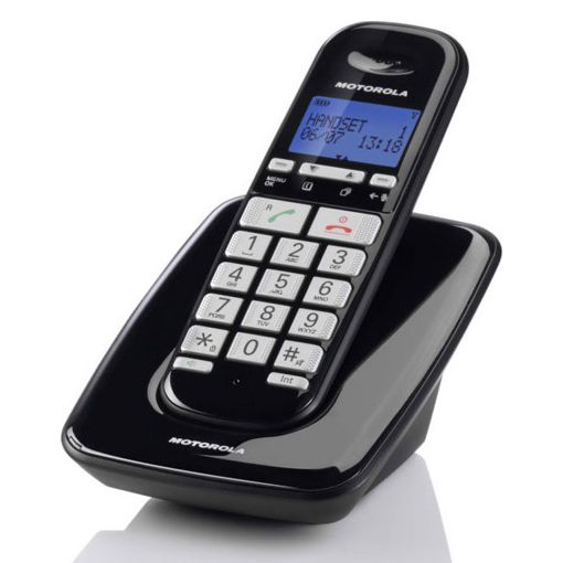 Εικόνα της Ασύρματο Τηλέφωνο Motorola S3001 GR Black