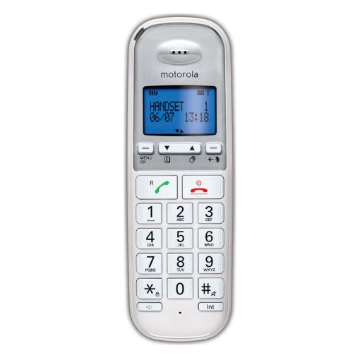 Εικόνα της Ασύρματο Τηλέφωνο Motorola S3001 GR White