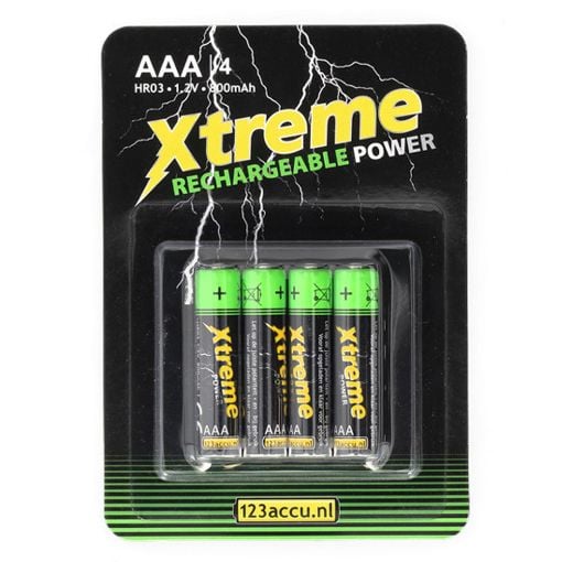 Εικόνα της Επαναφορτιζόμενες Μπαταρίες WS Xtreme Power AAA HR03 1.2V 4τμχ