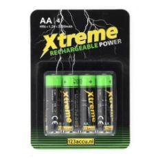 Εικόνα της Επαναφορτιζόμενες Μπαταρίες WS Xtreme Power AA HR6 1.2V 4τμχ