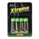 Εικόνα της Επαναφορτιζόμενες Μπαταρίες WS Xtreme Power AA HR6 1.2V 4τμχ