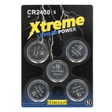 Εικόνα της Μπαταρίες Λιθίου WS Xtreme Power CR2430 3V 5τμχ