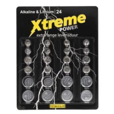 Εικόνα της Σετ Μπαταριών Ρολογιού WS Xtreme Power Αλκαλικές & Λιθίου 24τμχ