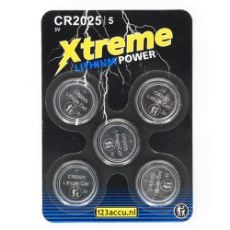 Εικόνα της Μπαταρίες Λιθίου WS Xtreme Power CR2025 3V 5τμχ