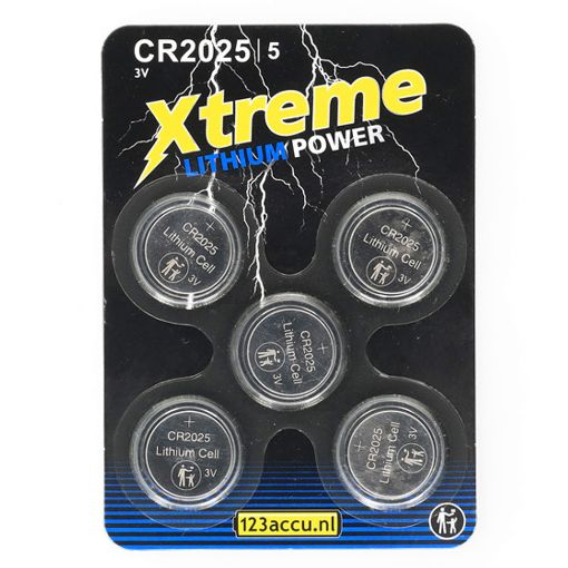 Εικόνα της Μπαταρίες Λιθίου WS Xtreme Power CR2025 3V 5τμχ