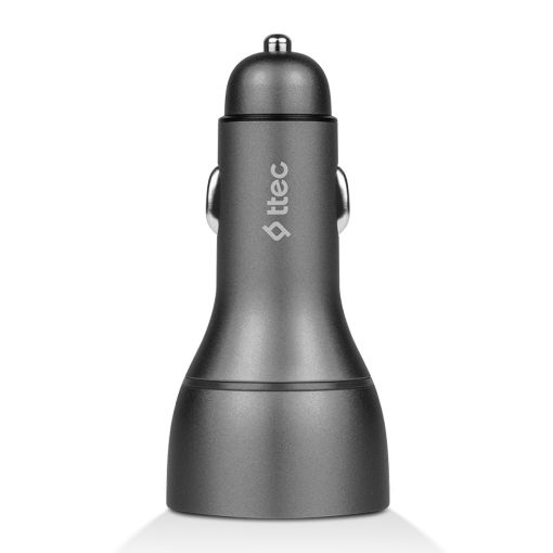 Εικόνα της Φορτιστής Αυτοκινήτου TTEC Trio PD 2x USB-C & USB-A 130W Black 2CKP05S
