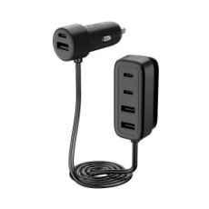 Εικόνα της Φορτιστής Αυτοκινήτου TTEC 6in1 PD 3x USB-C & 3x USB-A 90W Black 2CKP06S