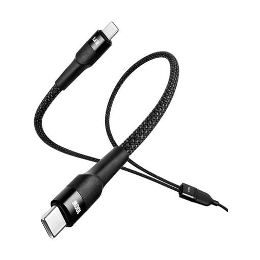 Εικόνα της Καλώδιο TTEC AlumiCable Duo 2x USB-C to USB-C 100W 1.5m 2DK55S