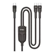 Εικόνα της Καλώδιο TTEC AlumiCable Duo 2x USB-C to USB-C 100W 1.5m 2DK55S