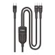 Εικόνα της Καλώδιο TTEC AlumiCable Duo 2x USB-C to USB-C 100W 1.5m 2DK55S