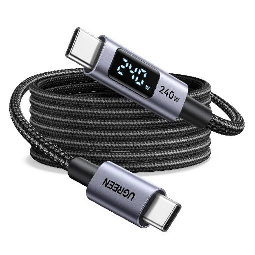 Εικόνα της Καλώδιο Ugreen L530 USB-C to USB-C 240W PD 2m Black 65867