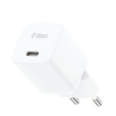 Εικόνα της Φορτιστής TTEC GAN PD USB-C 20W με Καλώδιο USB-C to Lightning 1.5m White 2SCG20LB