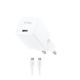 Εικόνα της Φορτιστής TTEC GAN PD USB-C 30W με Καλώδιο USB-C 60W 1.2m White 2SCG30CB