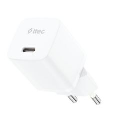 Εικόνα της Φορτιστής TTEC GAN PD USB-C 30W με Καλώδιο USB-C 60W 1.2m White 2SCG30CB