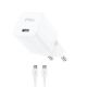 Εικόνα της Φορτιστής TTEC GAN PD USB-C 20W με Καλώδιο USB-C 60W White 2SCG20CB