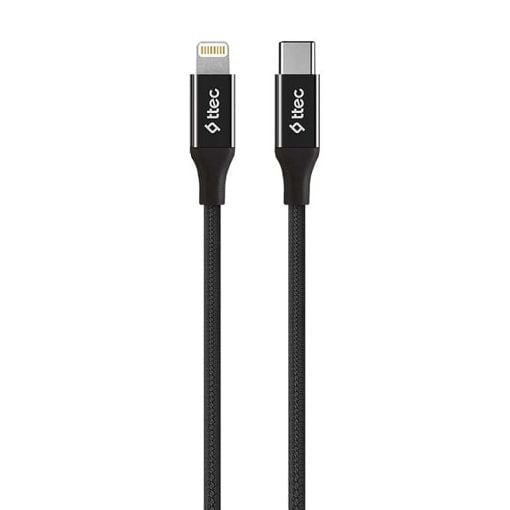 Εικόνα της Καλώδιο TTEC USB-C to Lightning 1.5m Black 2DK41S
