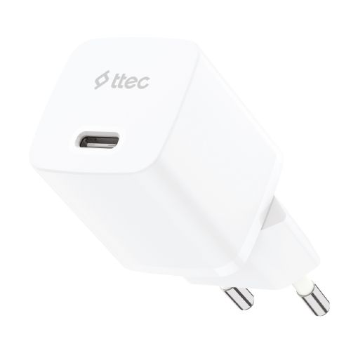 Εικόνα της Φορτιστής TTEC GAN PD USB-C 20W White 2SCG20B