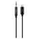 Εικόνα της Καλώδιο TTEC Lightning to 3.5mm 1m Black 2DK42S