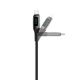Εικόνα της Καλώδιο TTEC AlumiCable LCD USB-C to USB-C 100W 1.5m Black 2DK57S