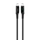 Εικόνα της Καλώδιο TTEC AlumiCable LCD USB-C to USB-C 100W 1.5m Black 2DK57S