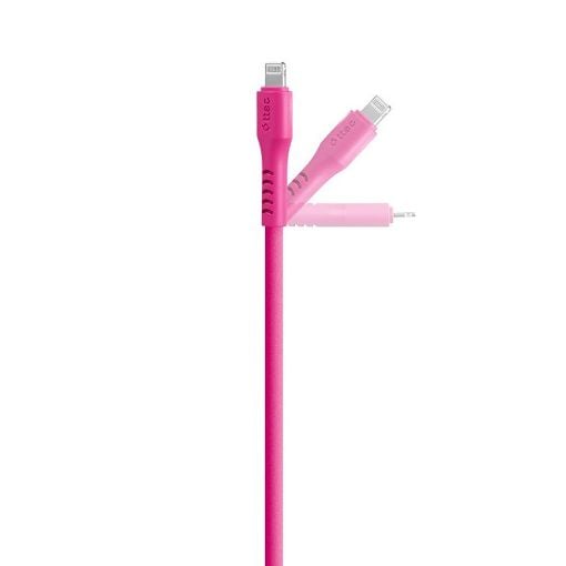 Εικόνα της Καλώδιο TTEC AlumiCable USB-C to Lightning 60W 1.2m Neon Pink 2DK60NP