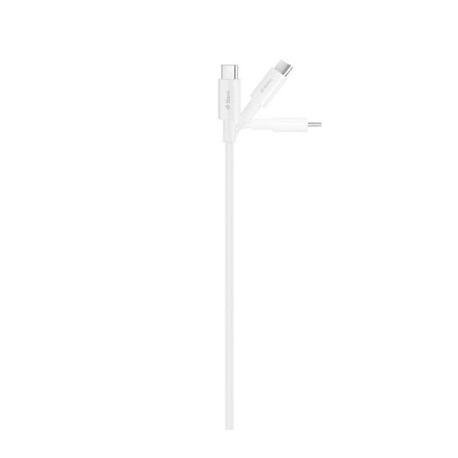 Εικόνα της Καλώδιο TTEC USB-C to USB-C 100W 1.5m White 2DK49B