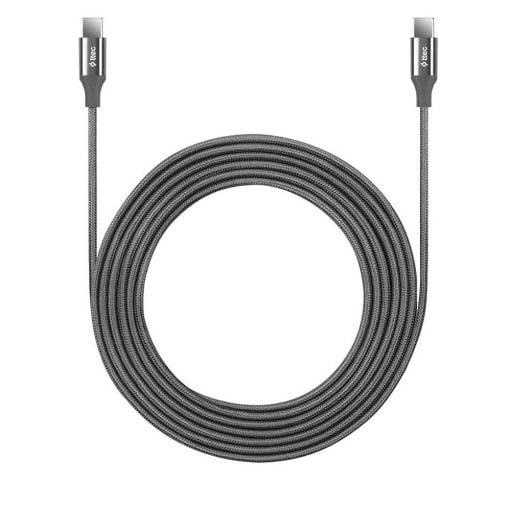 Εικόνα της Καλώδιο TTEC AlumiCable USB-C to USB-C 65W 2m Space Grey 2DK51UG