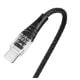 Εικόνα της Καλώδιο TTEC AlumiCable USB-C to USB-C 60W 1.2m Transparent Black 2DK58S