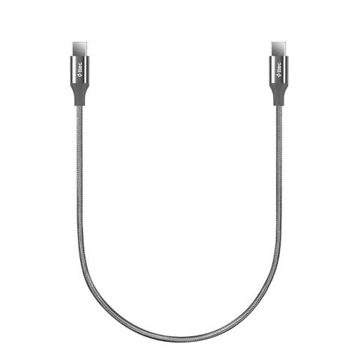 Εικόνα της Καλώδιο TTEC AlumiCable USB-C to USB-C 65W 30cm Space Grey 2DK50UG
