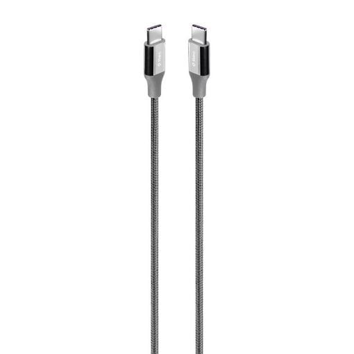 Εικόνα της Καλώδιο TTEC AlumiCable USB-C to USB-C 65W 30cm Space Grey 2DK50UG