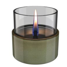 Εικόνα της Επιτραπέζια Εστία Φωτιάς Tenderflame Aster 10 Reactive Glaze 9.8x9.7cm 200ml Green TF-0440006